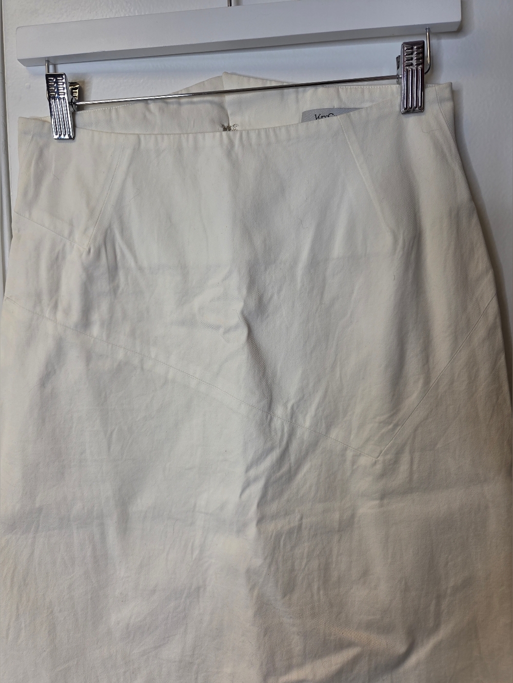 Archival YSL 2008 Stefano Pilati White Cotton Pencil Skirt - FR 36 - Picture 8 of 13